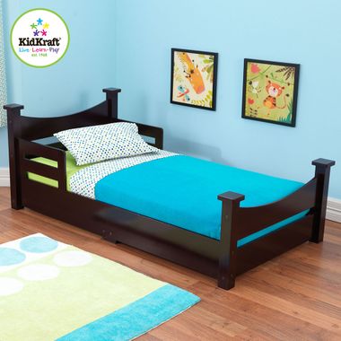 Espresso Addison Wooden Toddler Bed by KidKraft - Click to enlarge