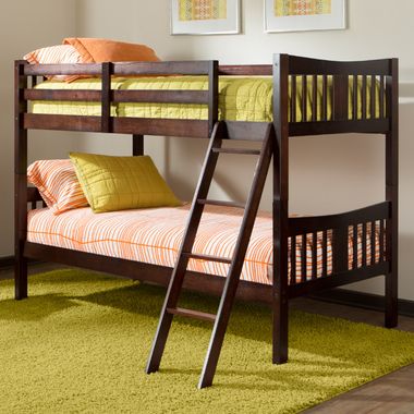 Espresso Caribou Bunk Bed by Storkcraft - Click to enlarge