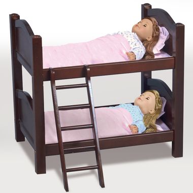 Espresso Doll Bunk Bed by Guidecraft - Click to enlarge