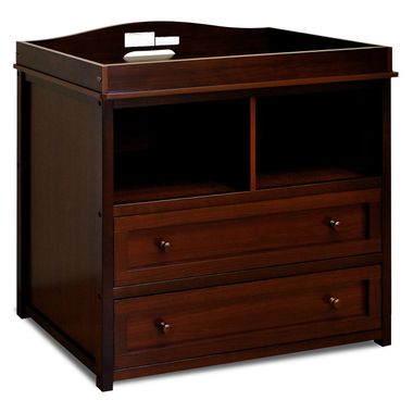 Espresso Leila 2 Drawer Changer by AFG - Click to enlarge