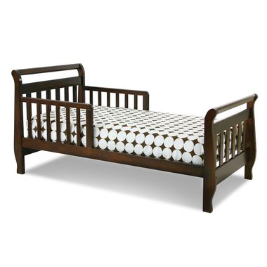 Espresso Sleigh Toddler Bed by DaVinci - Click to enlarge