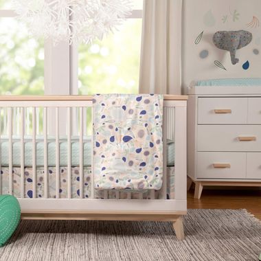 Fleeting Flora 5-Piece Crib Bedding Set by Babyletto