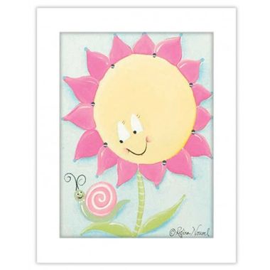 Flowers Sunny Flower Stretch Print by Doodlefish