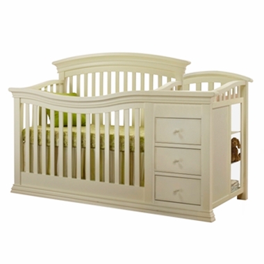 French White Sorelle Verona Crib & Changer by Sorelle - Click to enlarge