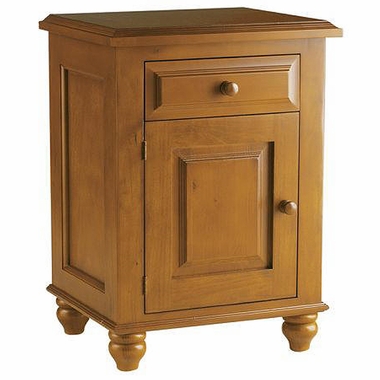 Honey Monterey Single Door Nightstand by Alligator - Click to enlarge