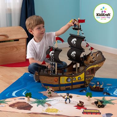 KidKraft Fun Explorers Pirate Ship Play Set
