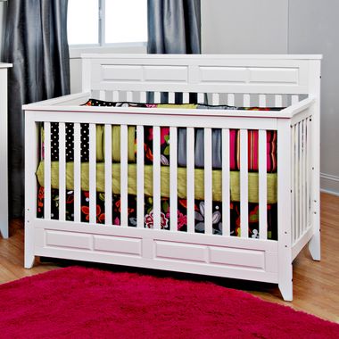 Matte White Shoal Creek 3 in 1 Lifetime Convertible Crib by Child Craft - Click to enlarge