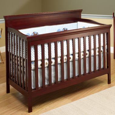 Merlot Katherine 4 in 1 Convertible Crib by SB2 - Click to enlarge