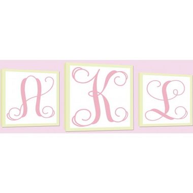 Monogram Art Set Framed Print by Doodlefish