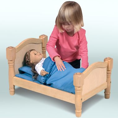 Natural Doll Bed by Guidecraft - Click to enlarge