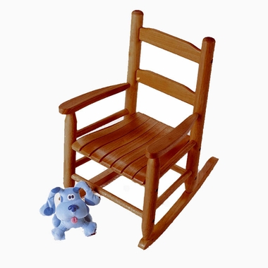 Pecan Child's Rocking Chair by Lipper - Click to enlarge