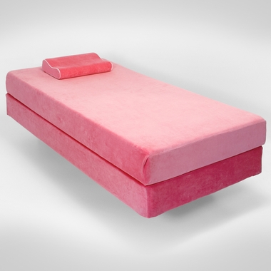 Pink Jubilee Twin Youth Memory Foam Mattress Pair by Sleep Harmony - Click to enlarge