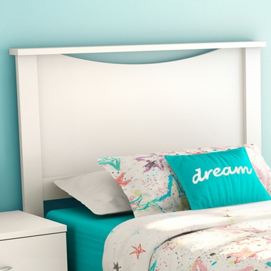 Pure White Step One Twin Headboard by SouthShore - Click to enlarge