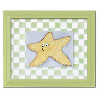 Sea Star Fish Framed Print by Doodlefish