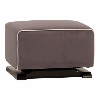 Slate with Ecru Kyoto Ottoman by Babyletto - Click to enlarge