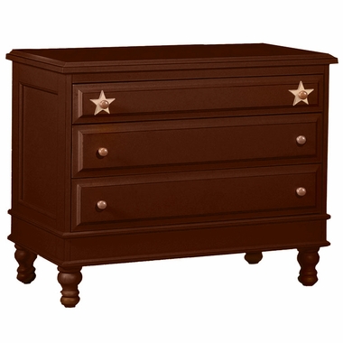 Walnut Stars 3 Drawer Dresser by Alligator - Click to enlarge