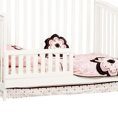 White Ambiance Santiago Crib Toddler Guard Rail by Simmons