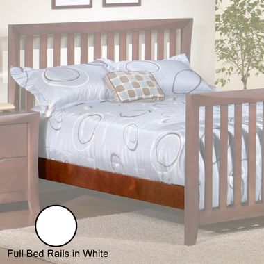 White Full Bed Rails by Child Craft