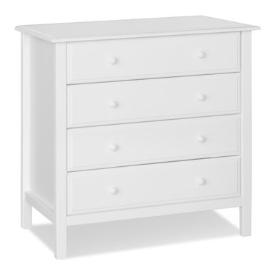 White Jayden 4 Drawer Dresser by DaVinci - Click to enlarge