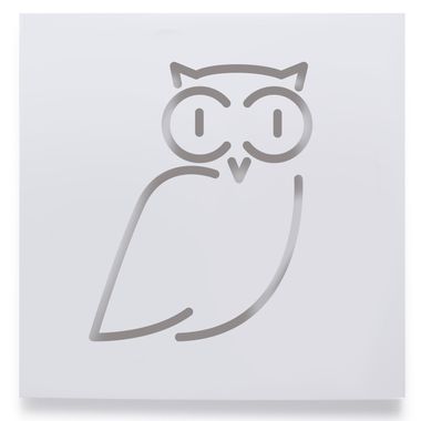 White Philip the Owl Wall Decor by Spot On Square