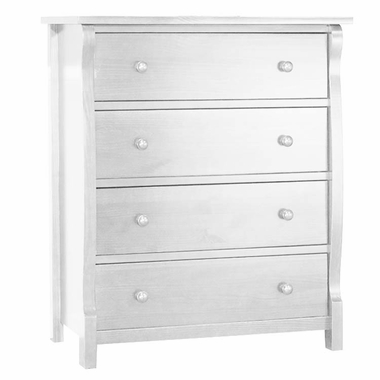 White Princeton 4 Drawer Dresser by Sorelle - Click to enlarge