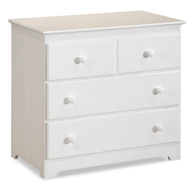 White Windsor 3 Drawer Dresser by Atlantic Furniture - Click to enlarge