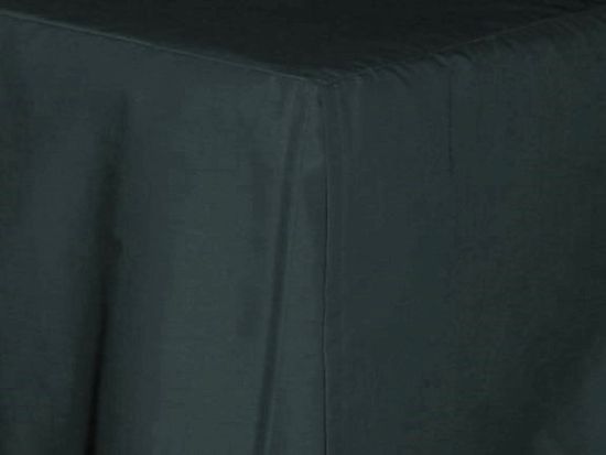 Dark Teal Tailored Bedskirt-- Regular of Extra Long Drop