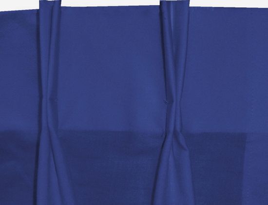 Solid Royal Blue Pinch Pleat Kitchen/cafe Tier Curtains