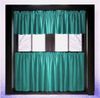 Solid Teal or Dark Teal Kitchen Cafe Tier Curtains