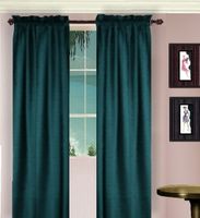 Solid Teal  or Dark Teal Long Curtains Lined or Unlined