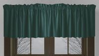 Solid Teal or Dark Teal Window Valance