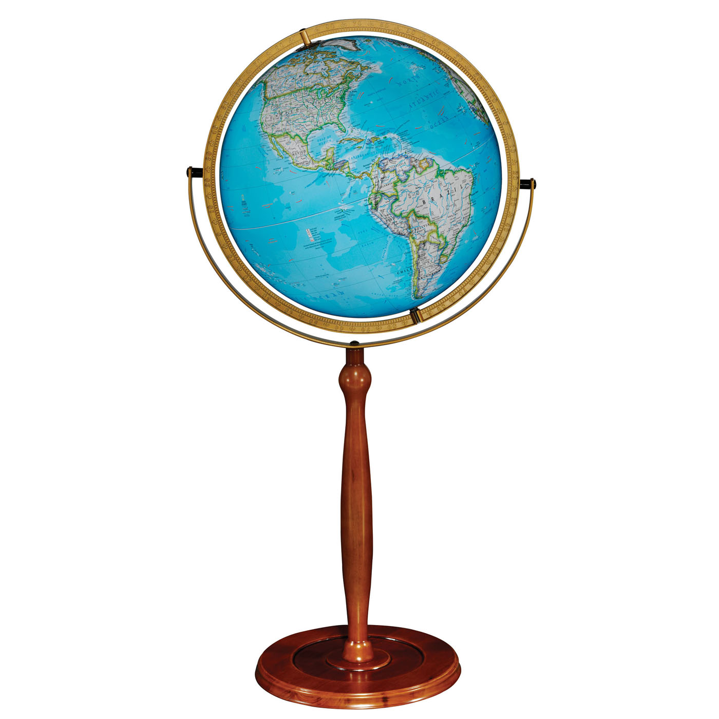 Chamberlin Illuminated Floor Globe by National Geographic Holiday
