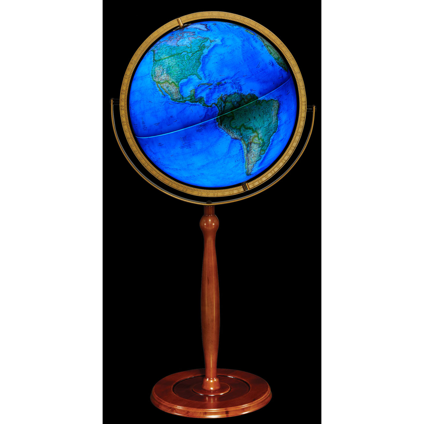 Chamberlin Illuminated Floor Globe by National Geographic Holiday