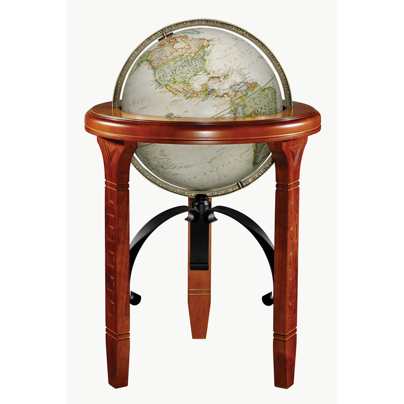 Jameson Floor Globe by National Geographic Raised Relief Globes