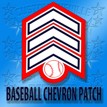 Baseball Chevron Patch