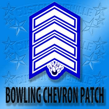 Bowling Chevron Patch
