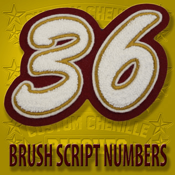 Brush Script Number