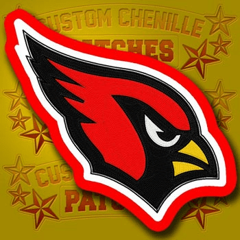 Cardinal Head Mascot Patch