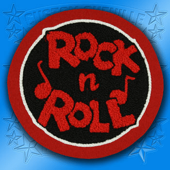 Chenille Rock N Roll Patch