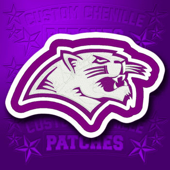 Cougar Head Mascot Patch