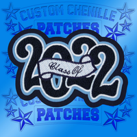 Crazy Letter Class of Patch