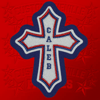 Cross with 2 Color Outline