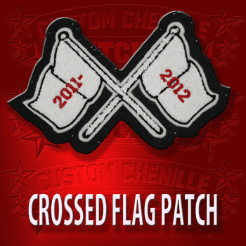 Crossed Flag Patch