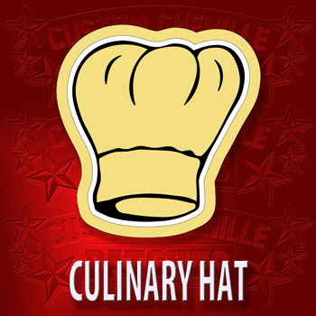 Culinary Hat Chenille Patch