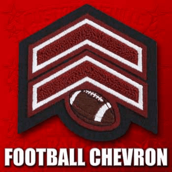 Football Chevron Patch