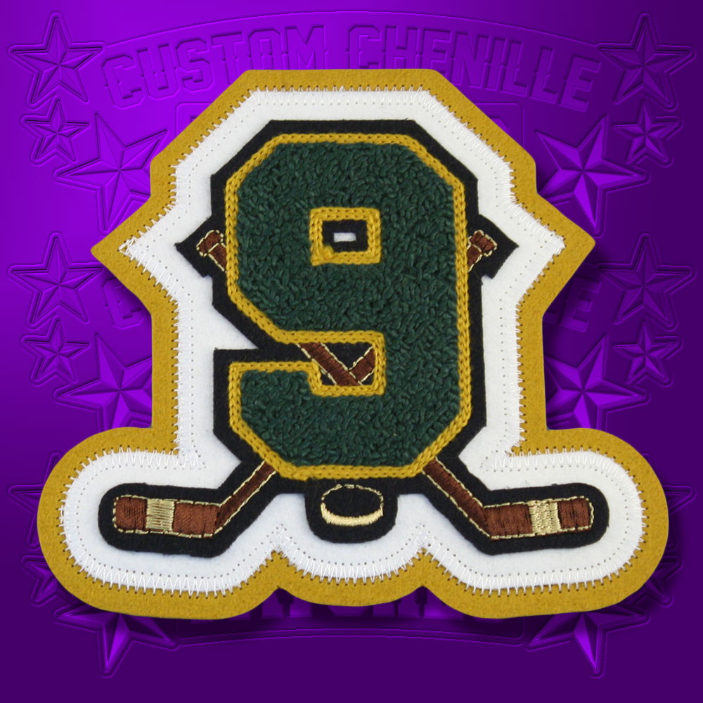 Hockey Number Patch