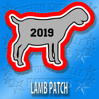 Lamb Animal Patch