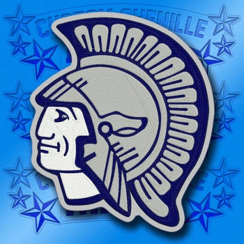 Large Spartan Mascot Patch