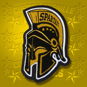 Large Spartan Version 2 Mascot Patch