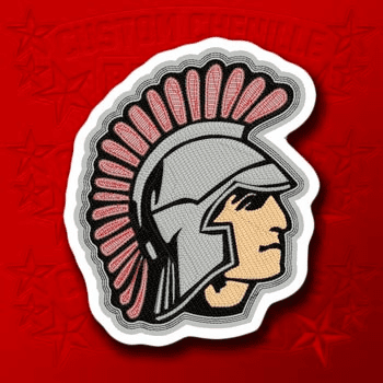 Large Trojan Mascot Patch